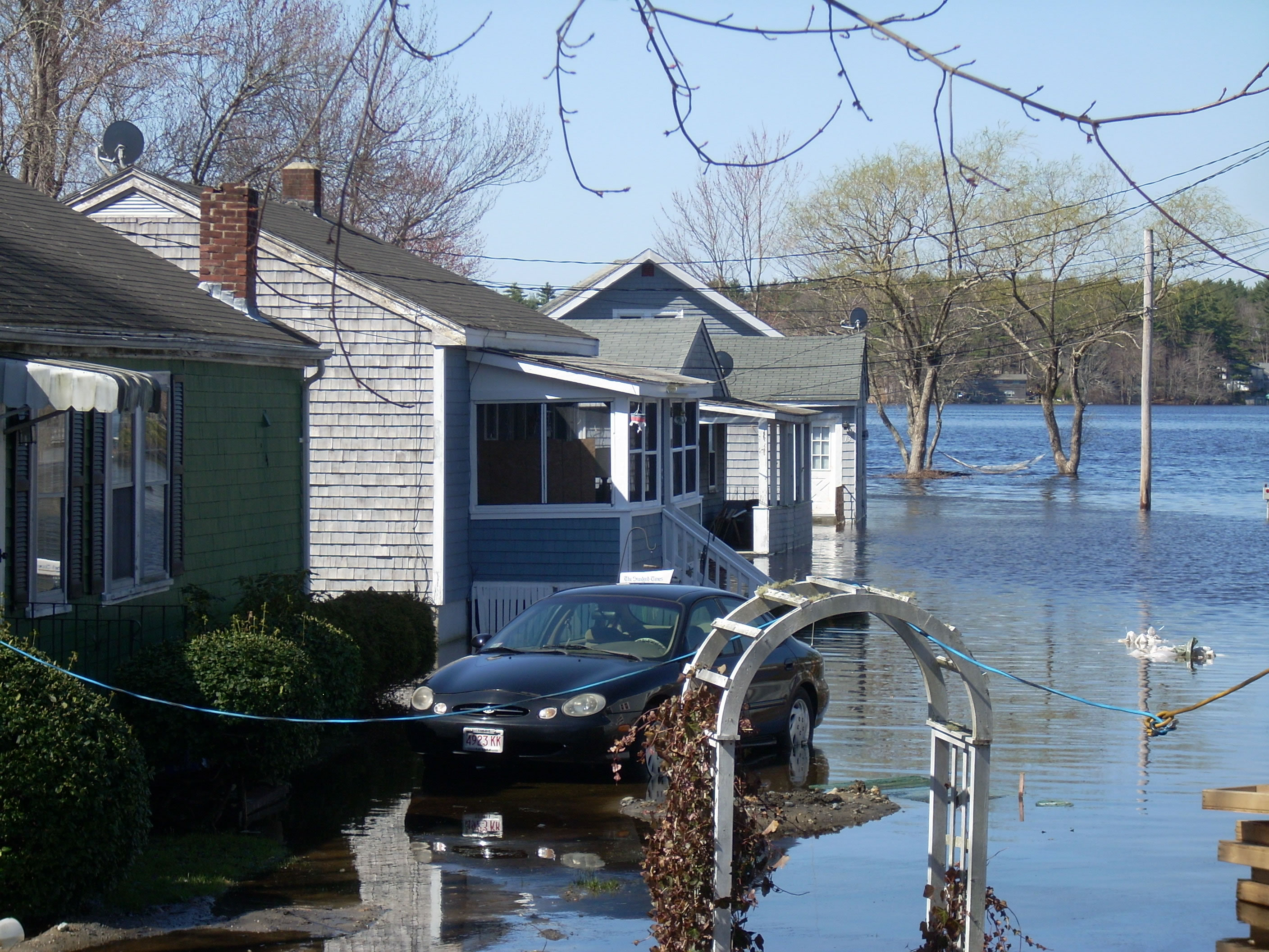 A photo of the flood in Lakeville in March in 2010 taken April 3rd