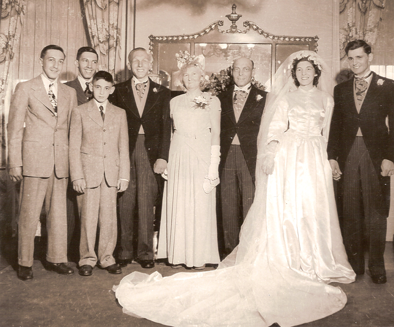 Marcelle And Normand Chartier wedding Family Pic 1