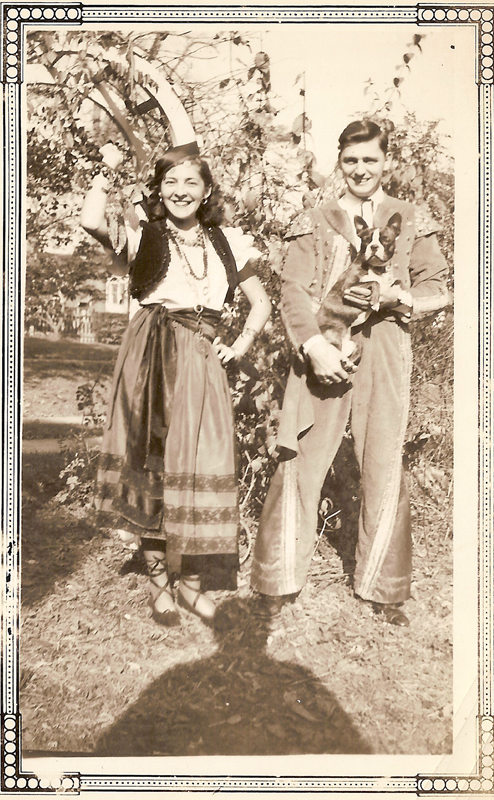 Normand And Marcelle(Audette) as Gypsies late 1940's