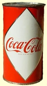 1960's Coke Can made in New Bedford - www.WhalingCity.net