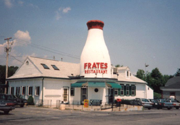 1970's Frates Bottle - New Bedford, Ma - www.WhalingCity.net