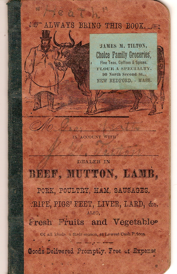 1885 Charles M. Tilton Account Book - www.WhalingCity.net