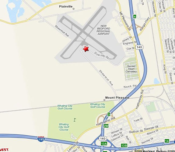 New BEdford Airport MAp - www.WhalingCity.net