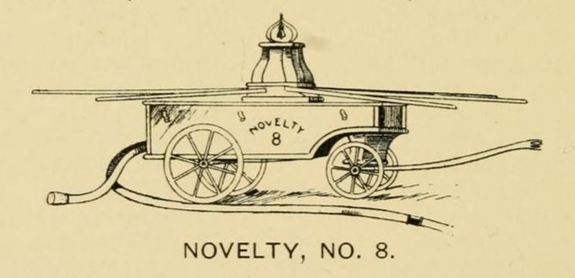 Novelty Number 8 - Fire Engine -1800's  New Bedford, Ma. - www.WhalingCity.net