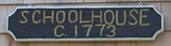 schoolhouse Padanaram 1773 plaque - www.WhalingCity.net