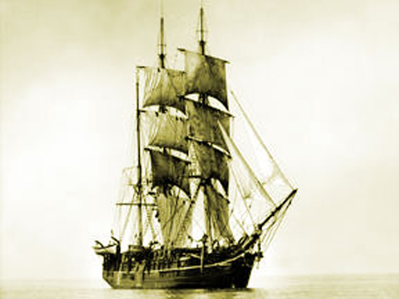 Bleak Whaling Ship from New BEdford early 1800's - www.WhalingCity.com