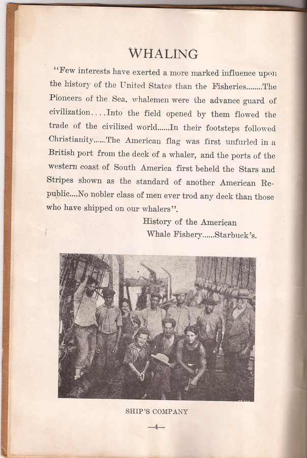 Down To The Sea In Ships - Programme booklet - Page 4 - WhalingCity.net